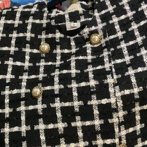 Vintage Houndstooth Blazer
